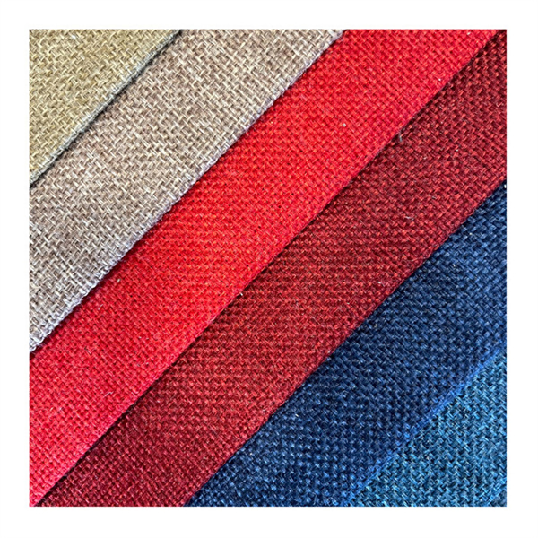 100% Polyester Linen Fabric Upholstery for Sofa