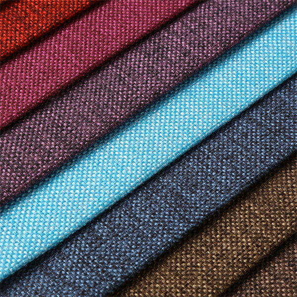 100% Polyester Linen Fabric Upholstery for Sofa