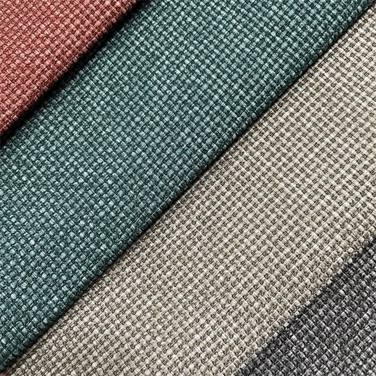 100% Polyester Linen Fabric Upholstery for Sofa