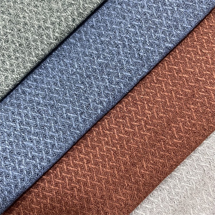 100% Polyester Linen Fabric Upholstery for Sofa