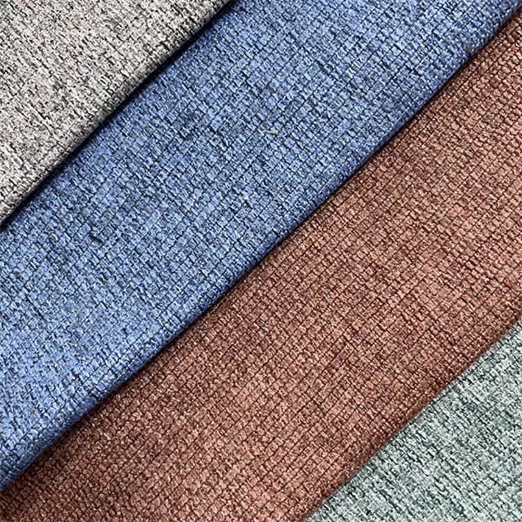 100% Polyester Linen Fabric Upholstery for Sofa