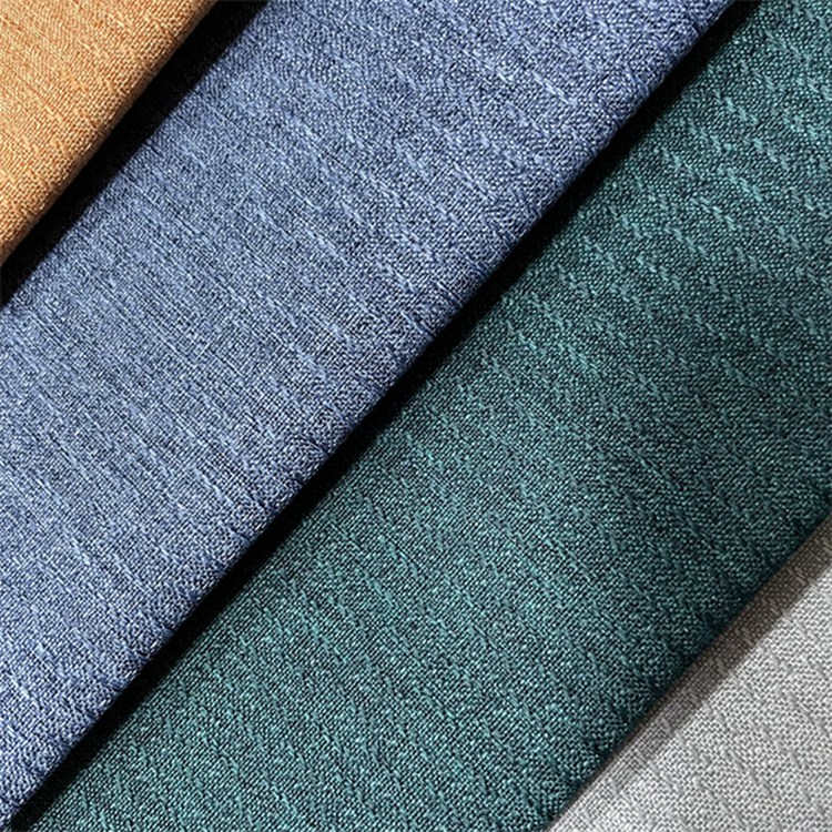 100% Polyester Linen Fabric Upholstery for Sofa