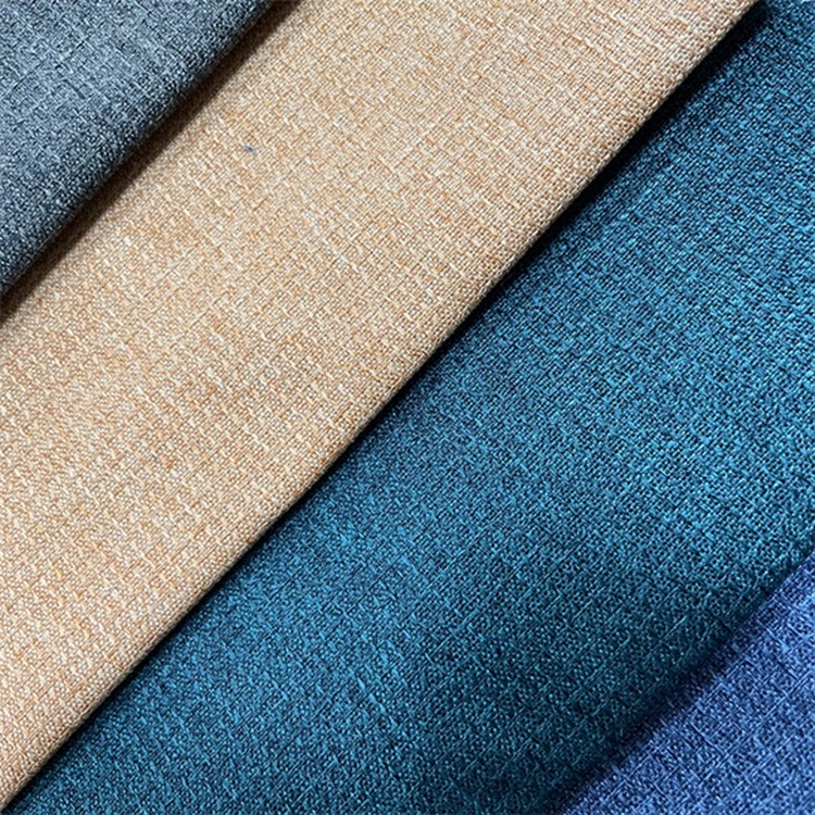 100% Polyester Linen Fabric Upholstery for Sofa