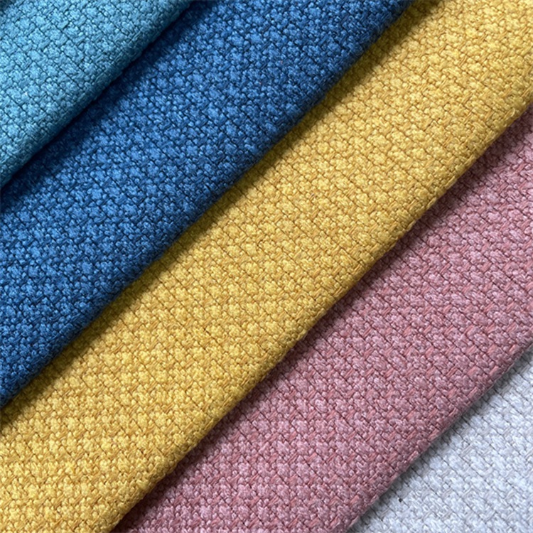 100% Polyester Linen Fabric Upholstery for Sofa